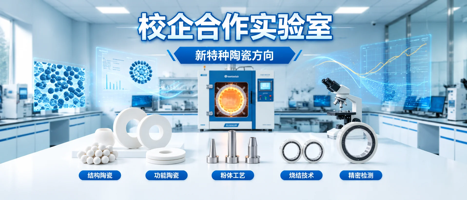 考工新材校企合作实验室与先进陶瓷研发